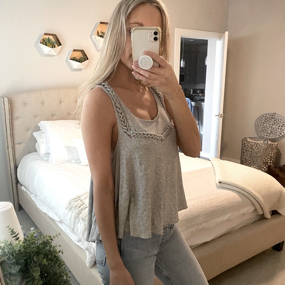 Free people gray tank